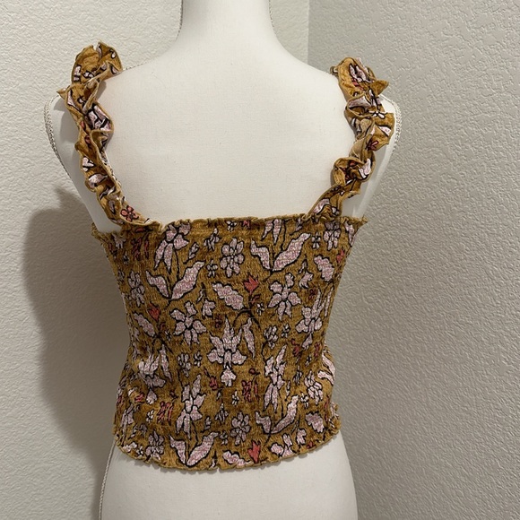 Aerie floral crop tank medium - Picture 3 of 4